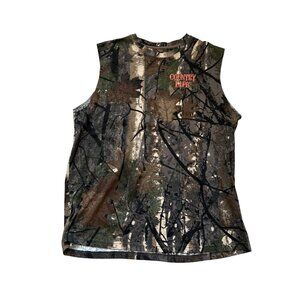 U.S. Vintage Country Life Sleeveless Hunting Tank Men's Multicolor Camouflage